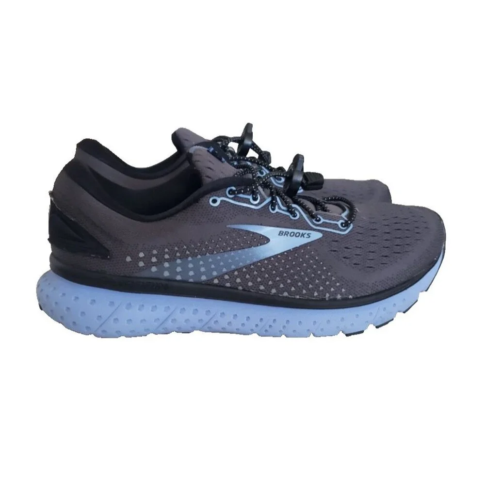 Brooks Glycerin 18 Women's Size 7.5 2A Narrow Running Shoes GrayBlue 1203172A050